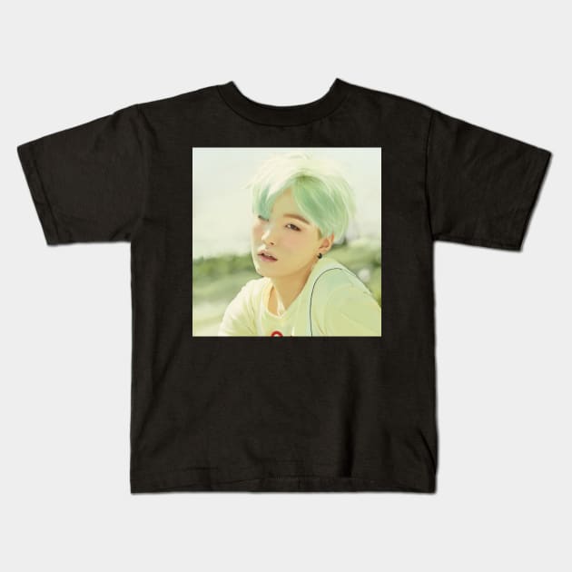 yoongi Kids T-Shirt by sxprs